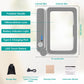 Rechargeable HD x4 Folding Elderly Reading Magnifier with LED Lights
