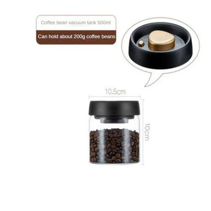 Coffee Beans Moisture-proof Vacuum-Sealed Jar for Long-Lasting Freshness & Flavor