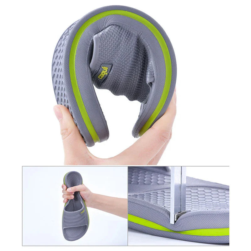 AquaCush EVA Thick Cushioned Ergonomic Non-slip  Water-Resistant Slippers