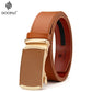 Holes-Free One-Handed Operation Micro-Adjustable Genuine Leather Belt