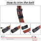 Holes-Free One-Handed Operation Micro-Adjustable Genuine Leather Belt