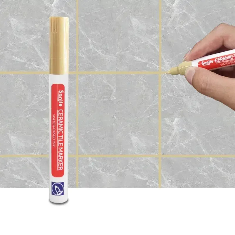 Waterproof & Quick-Drying Tile & Grout Pen for Easy Repair and Enhancement