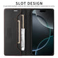 RFID Blocking Magnetic Leather Wallet Flip Case with Stand for iPhone