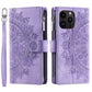 Full Screen Protection Deluxe Zipper Wallet Case with Foldable Kickstand for iPhone