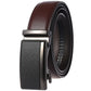 Genuine Leather Automatic Buckle Luxury Designer Ratchet Belts