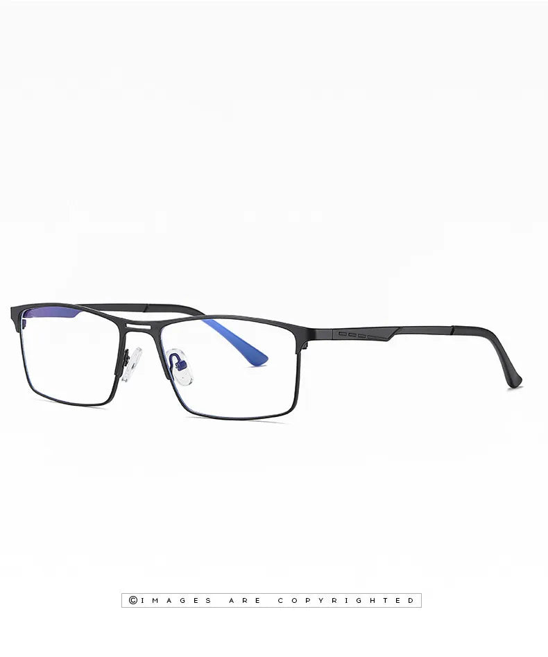 Metal Frame Blue Light Blocking Reading Glasses