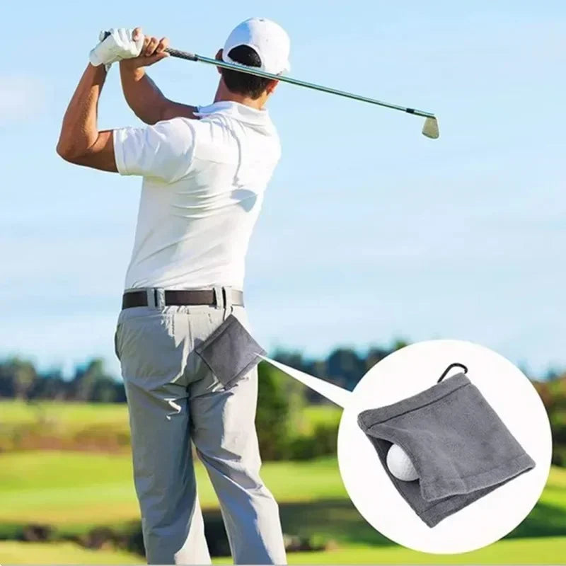 ProClean Pocket Microfiber Golf Ball Cleaning Towel with Clip (2 pcs)
