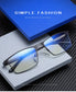 Metal Frame Blue Light Blocking Reading Glasses