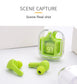 Bluetooth 5.0 Noise Reduction Earbuds with Crystal Charging Led Case