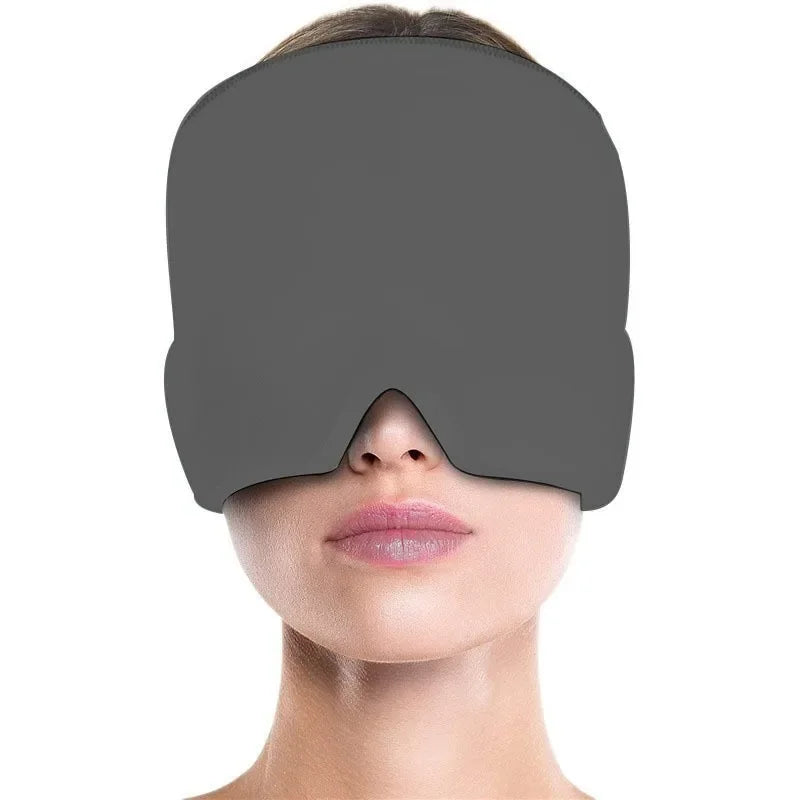 Cold Therapy Headaches & Migraines Pain & Stress Relief Ice Cap / Eye Mask