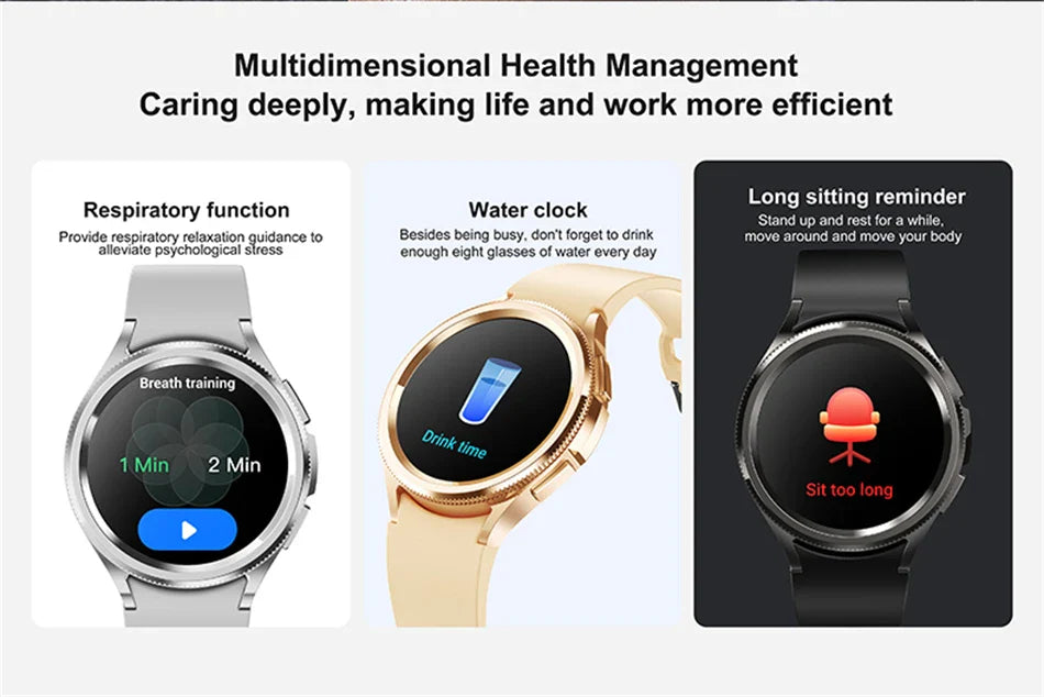 Classic Bluetooth Call Health Monitoring Smartwatch For Android & iOS