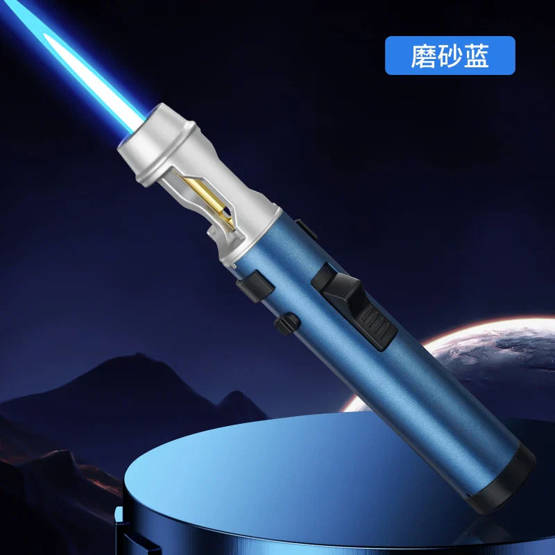 Heavy-Duty Metal Multi-Use Jet Torch Lighter Adjustable Flame, Safety Lock, Windproof