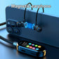 HiFi Sound Color Screen Neckband Magnetic Earphones with Noise Reduction & HD Calls
