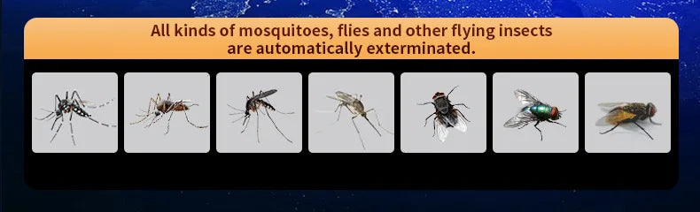 UV Attract 3-in-1 (Handheld / Stand / Wall-Mount) Rechargeable Mosquito Swatter