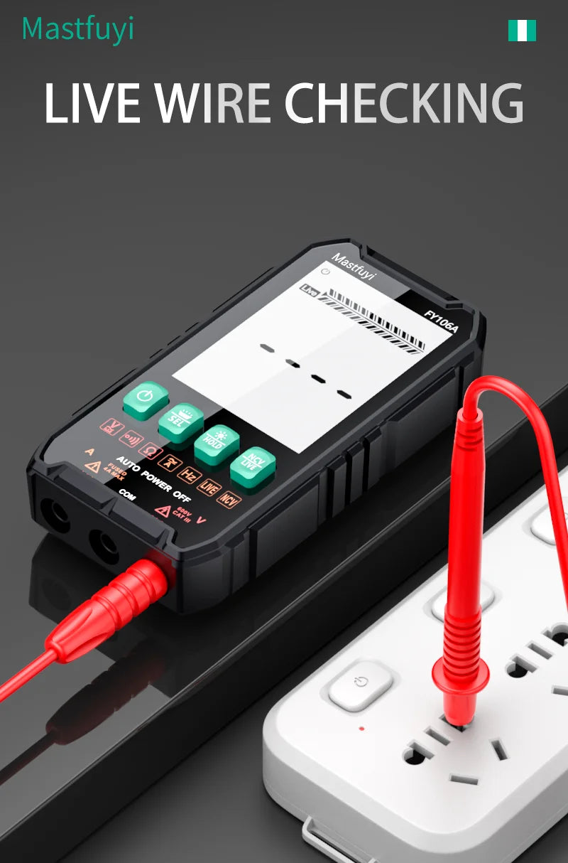 DC/AC Smart Digital Hz/Ohm/NCV Professional Voltage Multimeter