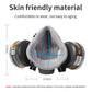 Dual Filter Respirator Reusable Half Face Gas Protection Mask