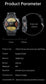 Ultra Durable Construction HD Bluetooth Health Tracker Smartwatch For Android & IOS