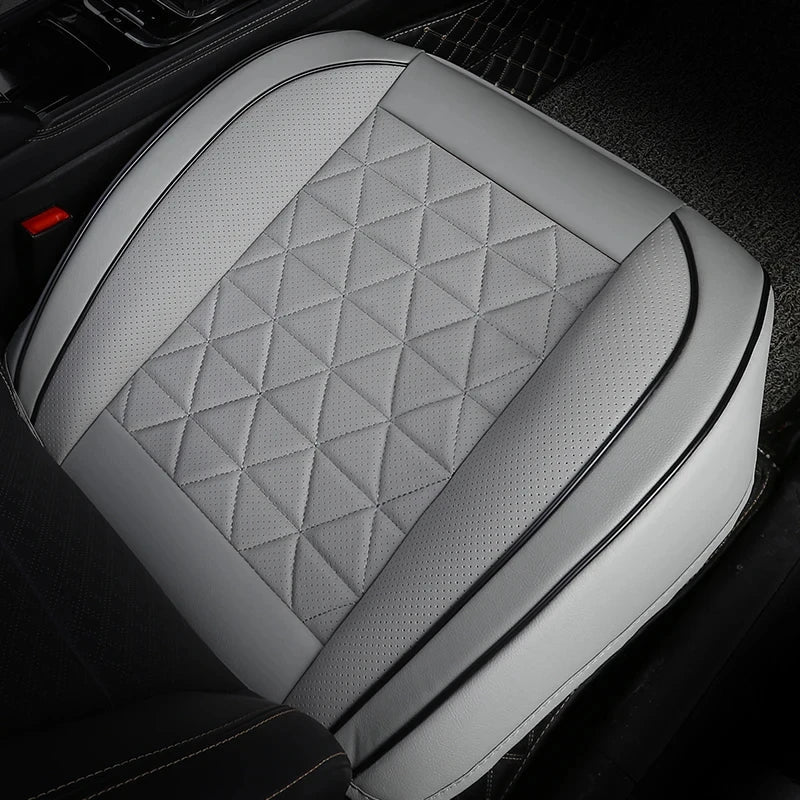 Deluxe PU Leather Car Seat Cover – Padded, Breathable & Universal Fit