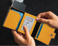 Maximum Carry RFID AirTag Wallet – Pop-Up Cards, Cash Compartment & Coin Pocket