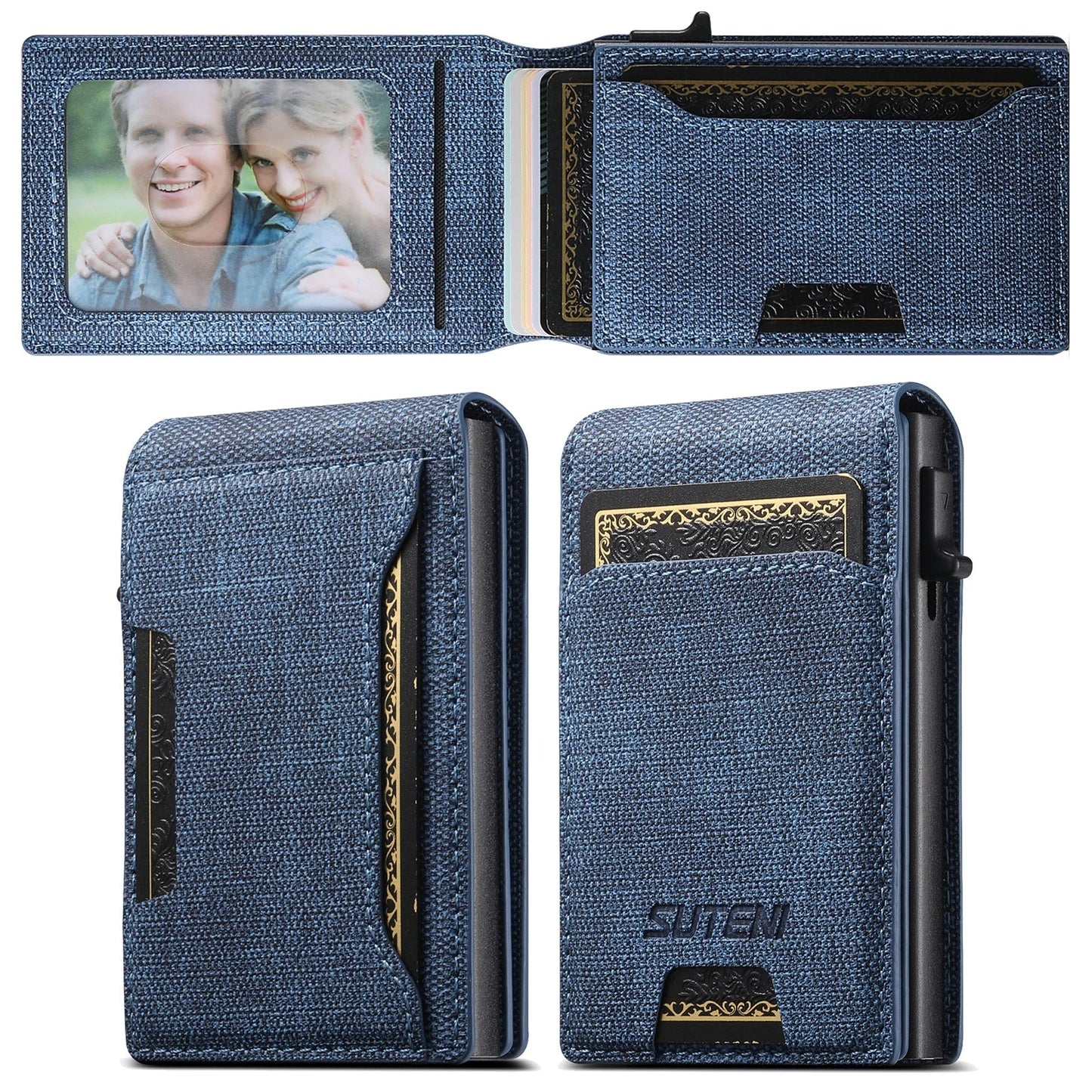 QuickCard – Pop-Up Card Magnetic Closure Durable & Slim Lightweight Wallet