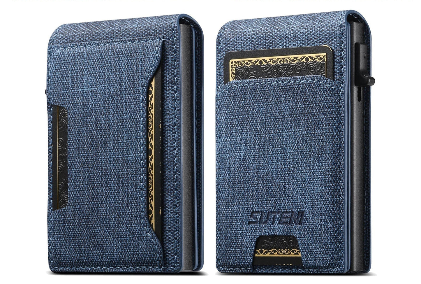 QuickCard – Pop-Up Card Magnetic Closure Durable & Slim Lightweight Wallet