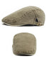 Vintage Soft Cotton Breathable Lightweight Adjustable Fit Newsboy Cap