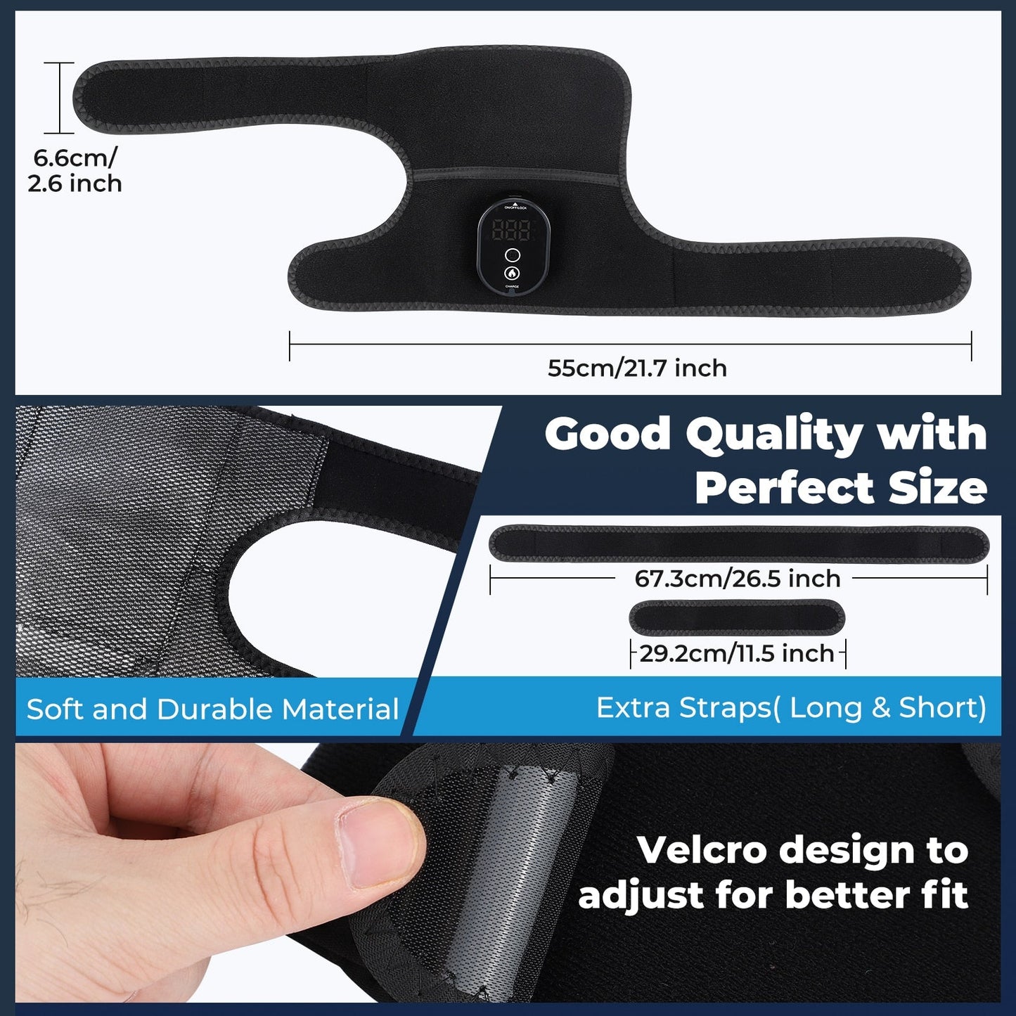 Heating & Vibration Shoulder/Knee/Elbow Physiotherapy MultiMassager