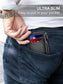 Premium Carbon Fiber RFID Protection Quick-Access Credit Card Holder Wallet