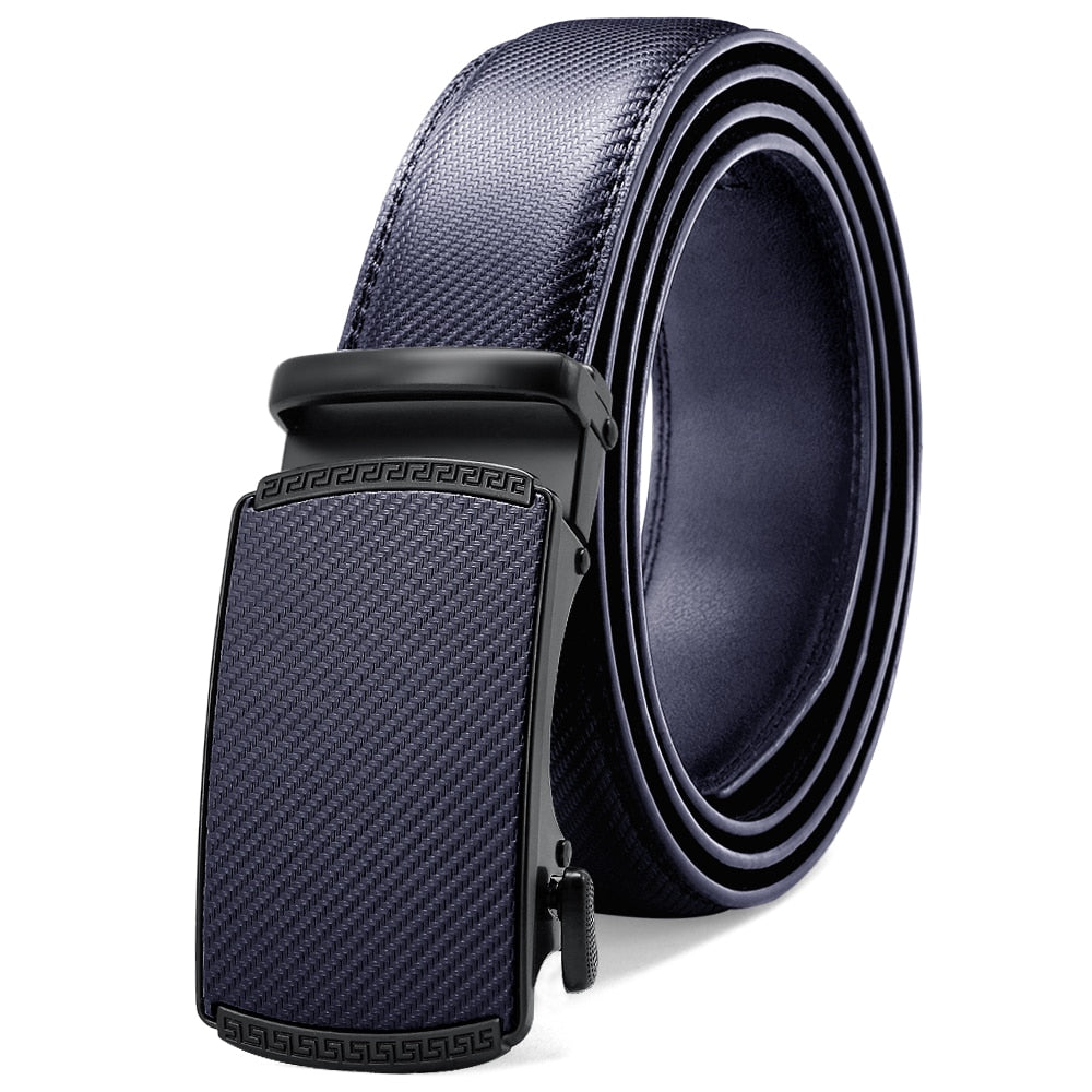 Premium Automatic Genuine Leather Ratchet Mechanism Belt