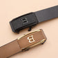 EasyLock No-Hole Toothless Automatic Buckle Business to Casual Flexible Fit Belt