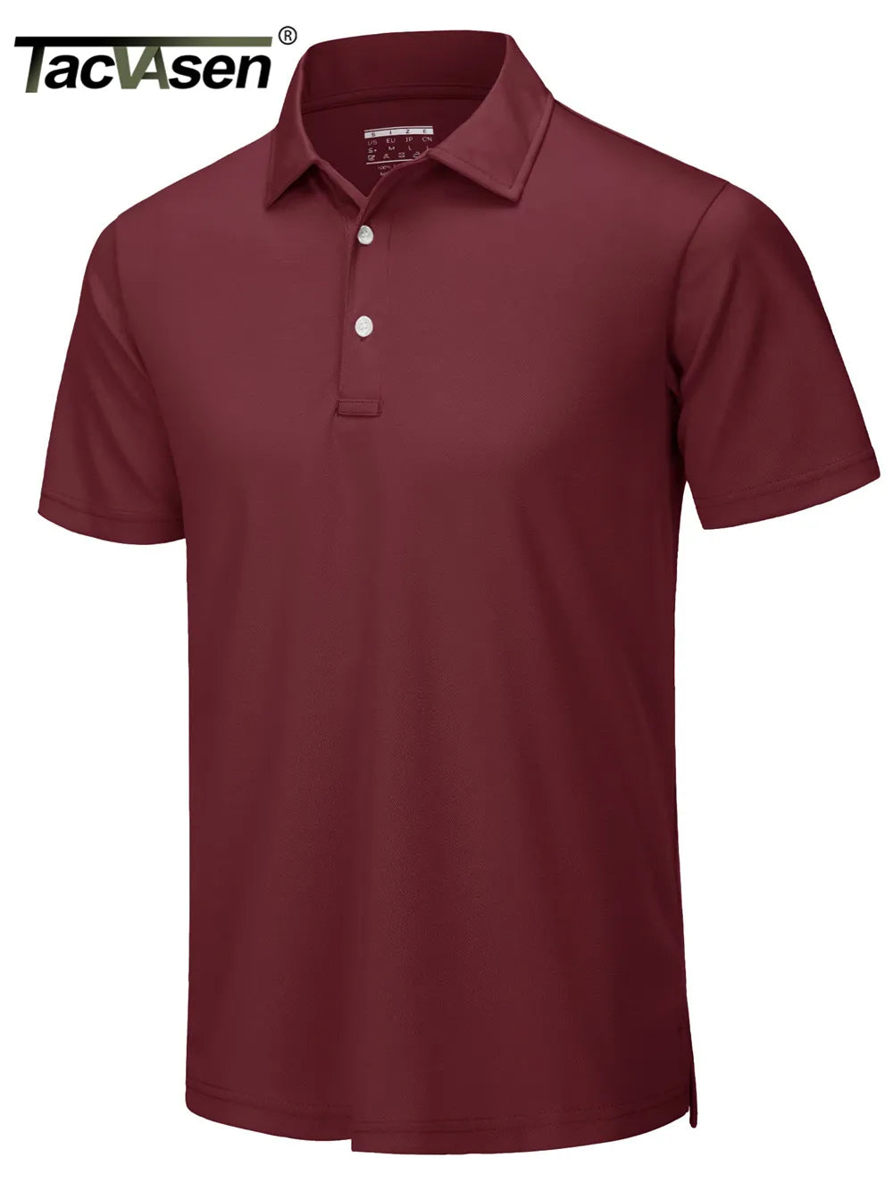 TACVASEN Summer Quick Dry Short Sleeve Polo Shirt