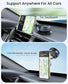 Multi-Angle Dashboard & Windshield Magnetic and Advanced Vacuum Suction Car Mount