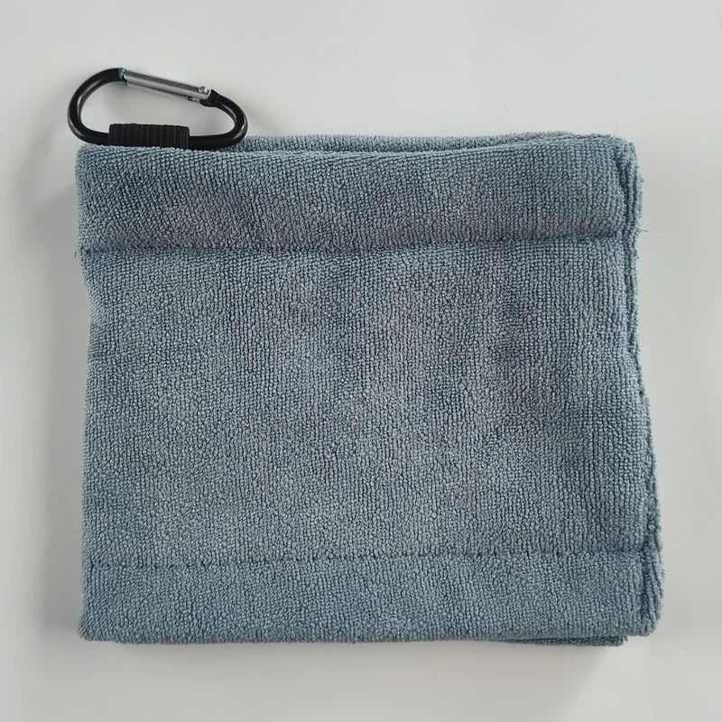 ProClean Pocket Microfiber Golf Ball Cleaning Towel with Clip (2 pcs)