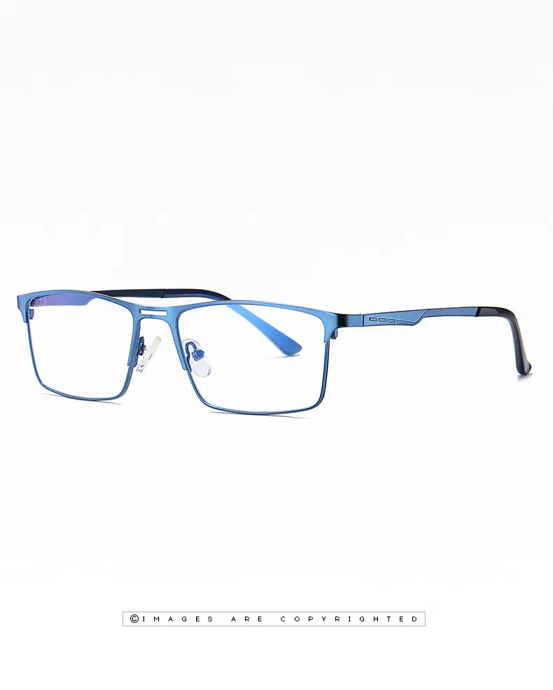 Metal Frame Blue Light Blocking Reading Glasses