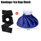 Professional Hot/Cold Compress Bandage with Reusable Ice Bag Pack & Elastic Strap