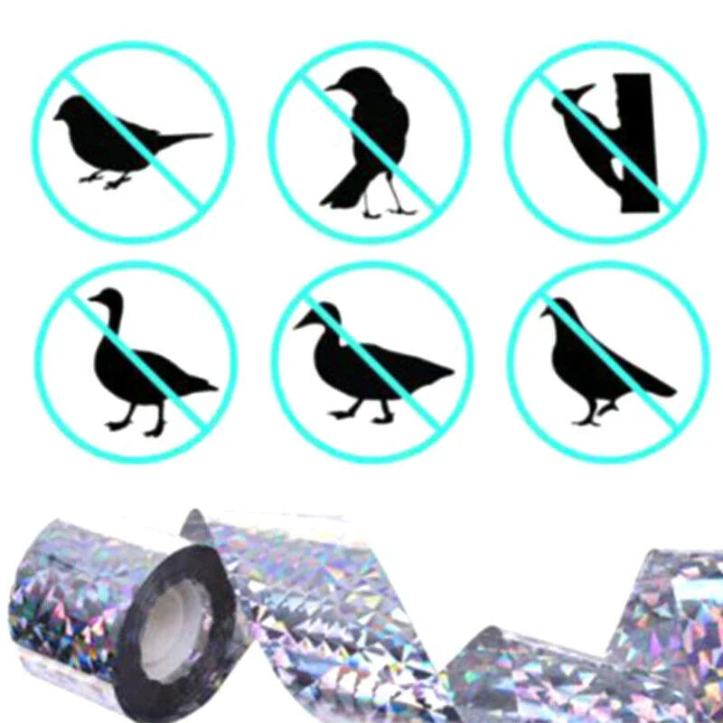 Double-Sided Bird Repellent Reflective Scare Tape