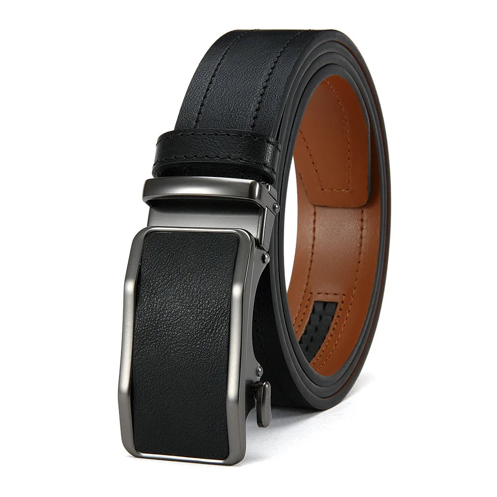 One-Handed Operation Automatic Buckle Holes-Free Micro-Adjustable Belt