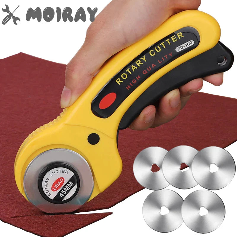 DIY Effortless Precision Craft Rotary Cutter for Leather & Various Materials