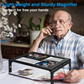 Seniors Low Vision 2in1 Desktop / Neck Reading Magnifier With LED Lights