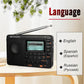 Rechargeable Shortwave FM AM SW Radio / USB Recorder / Speaker