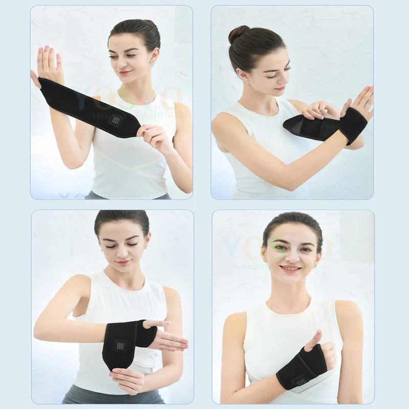 HotCare Universal Therapeutic Pain Relief & Support USB-Heated Wrist Guard