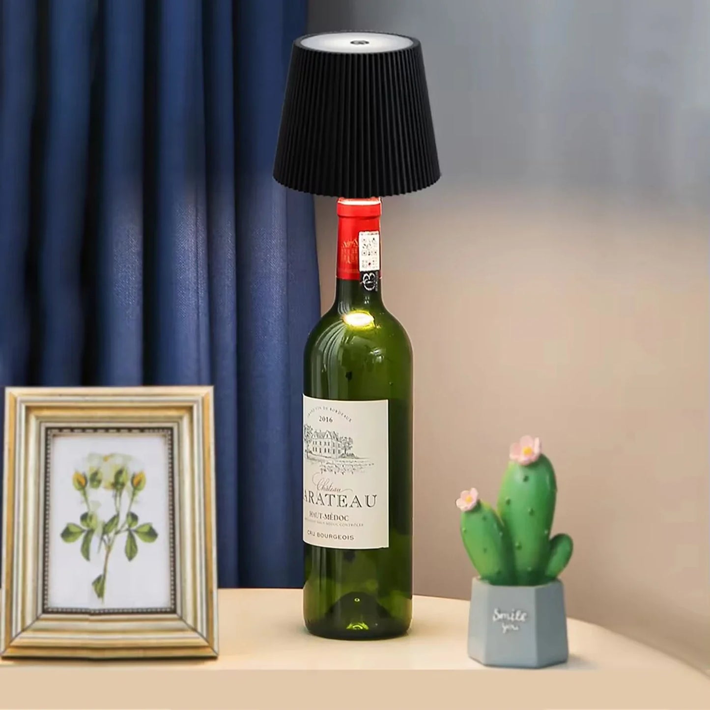 GlowBottle Creative Wireless Touch Table Lamp for Wine Bottles