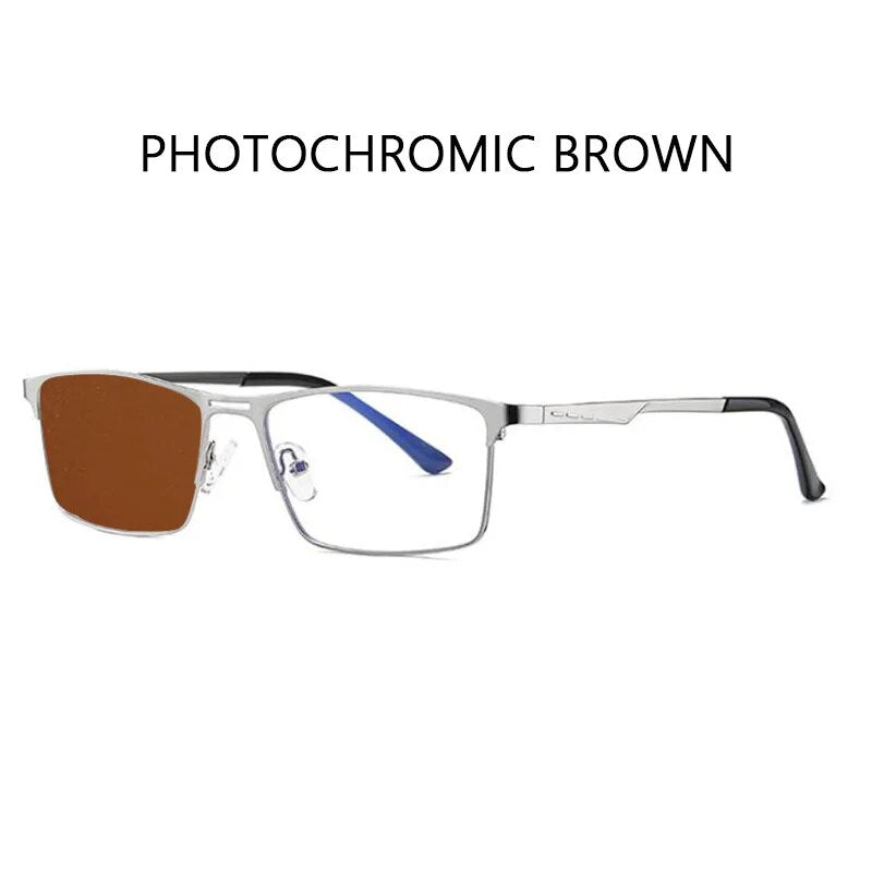 Metal Frame Blue Light Blocking Reading Glasses