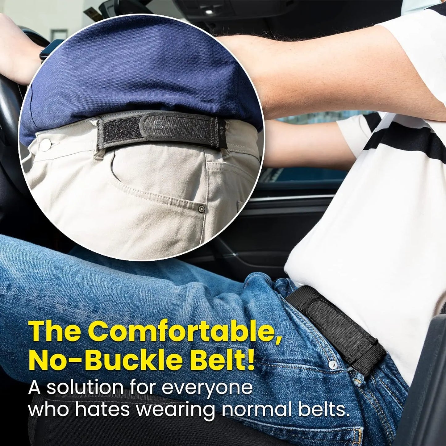 EasyWear Adjustable No-Buckle Elastic Breathable & Reliable Belt