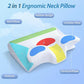 Cervical Support Orthopedic 2-in-1 Memory Foam Neck & Shoulder Pressure Relief Pillow