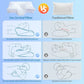 Cervical Support Orthopedic 2-in-1 Memory Foam Neck & Shoulder Pressure Relief Pillow