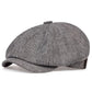 Retro Gatsby Style Classic 8-Panel Design Premium Twill Cotton Fabric Newsboy Cap