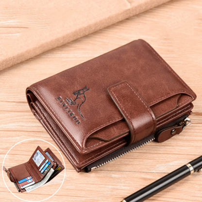 RFID Blocking Large Capacity Men's Wallet