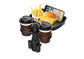 Multifunctional 360° Adjustable Car Snack Tray with Dual Cup Holder