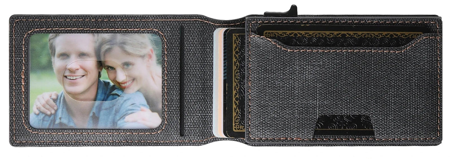 QuickCard – Pop-Up Card Magnetic Closure Durable & Slim Lightweight Wallet
